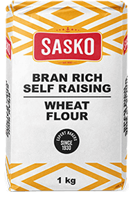 SASKO Bran Rich Self Raising Wheat Flour