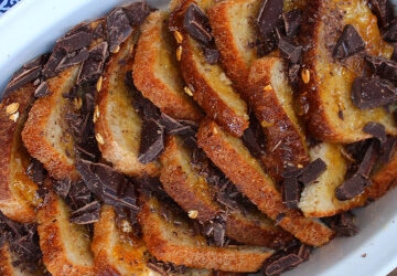 Chocolate and Orange Bread Pudding