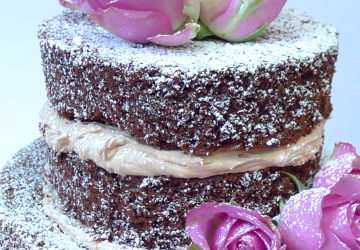 Chocolate Cake with Chocolate Hazelnut Mousse Icing