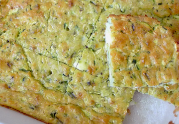 Courgette squares