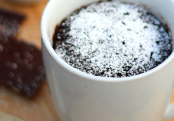 Molten Chocolate Microwave Mugs