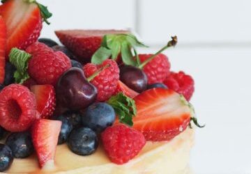 Coconut Sponge cake with Mixed Berry Mascarpone