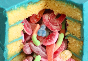 Sweet and Sour Surprise cake